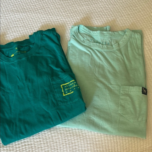Southern Marsh Teal and Mint Short Sleeve Tees - Picture 1 of 5